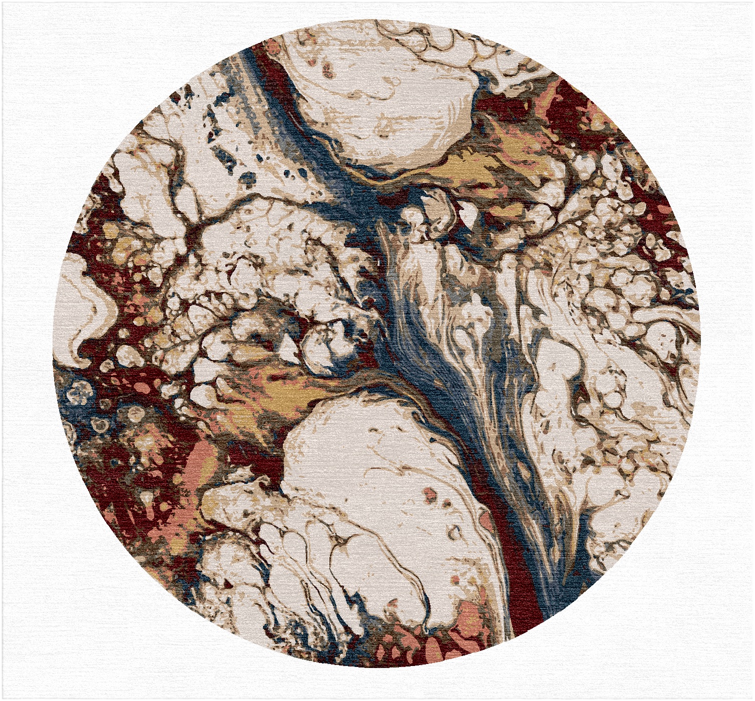 Modern Abstract Round Hand Tufted Collection
